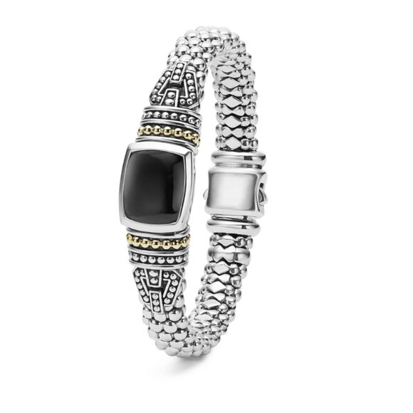 Rittenhouse  Onyx Caviar Bracelet | 9mm from Lagos Size 6(XS) - Picture 1 of 12